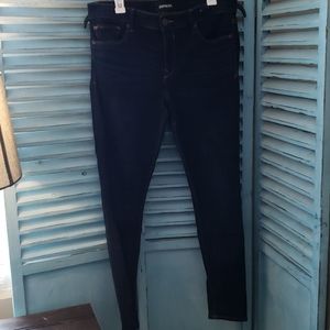 Express denim mid rise skinny jeans